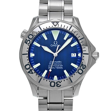 オメガ シーマスター プロフェッショナル 300 2255.80 ブルー メンズ 時計 【中古】【wristwatch】