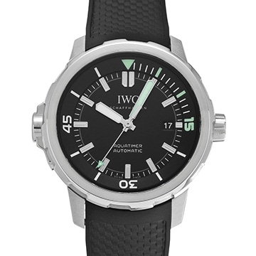 IWC アクアタイマー オートマティック IW329001 ブラック メンズ 時計 【中古】【wristwatch】