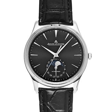 ジャガー ルクルト マスター ウルトラスリム ムーン Q1368471 ブラック メンズ 時計 【中古】【wristwatch】