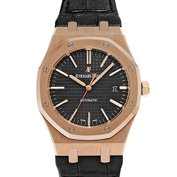 オーデマ ピゲ ロイヤルオーク 15400OR.OO.D002CR.01 ブラック メンズ 時計 【中古】【wristwatch】