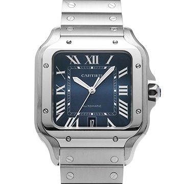 カルティエ サントス ドゥ カルティエ LM WSSA0030 ブルー・グラデーション メンズ 時計 【中古】【wristwatch】