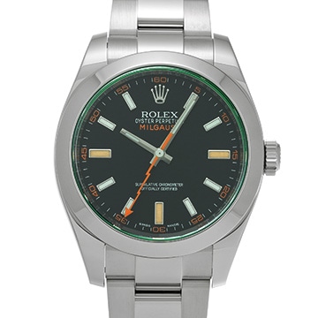 ロレックス ミルガウス 116400GV インテンスブラック メンズ 時計 【中古】【wristwatch】