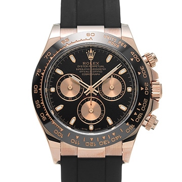 ロレックス コスモグラフ デイトナ 116515LN ブラック/ピンク メンズ 時計 【中古】【wristwatch】