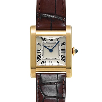 カルティエ プリヴェ　タンク・ノルマル WGTA0108 シルバー メンズ 時計 【中古】【wristwatch】