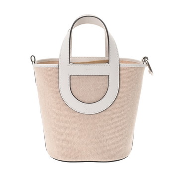 エルメス インザループ 18 ニューホワイト トワルアッシュ/ヴォースイフト レディース バッグ 【未使用】【bag】