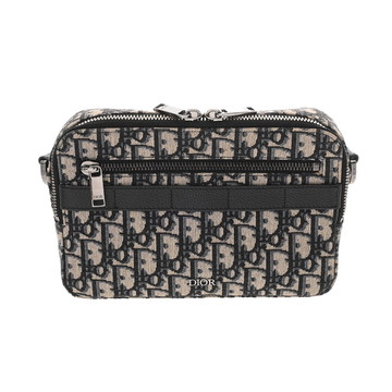 ディオール SAFARI バッグ ブルー 1ESPO206YKY オプリーグジャガードキャンバス ユニセックス バッグ 【中古】【bag】