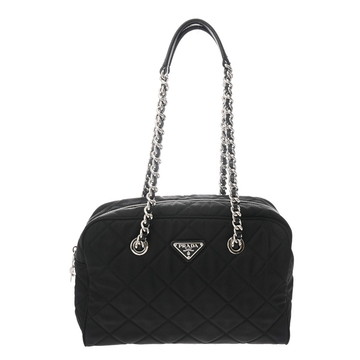 プラダ チェーントートバッグ ブラック 1BB903 ナイロン レディース バッグ 【中古】【bag】