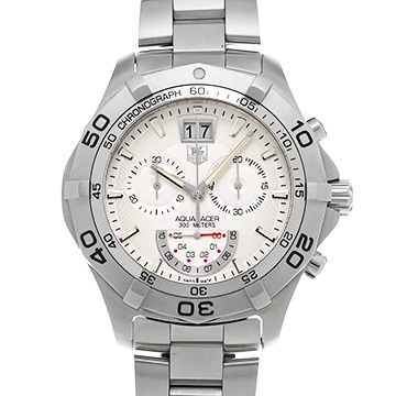 タグ ホイヤー アクアレーサー クロノグラフ グランドデイト CAF101B.BA0821 シルバー メンズ 時計 【中古】【wristwatch】