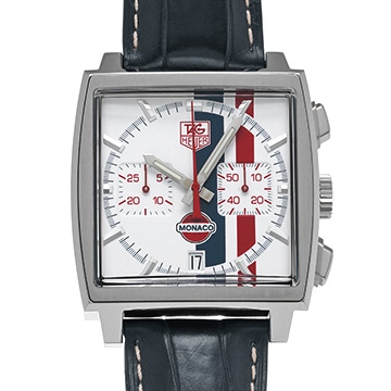 タグ ホイヤー モナコ ヴィンテージ CW2118.FC6207 ホワイト メンズ 時計 【中古】【wristwatch】