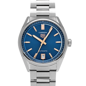 タグ ホイヤー カレラ デイト キャリバー7 WBN2311.BA0001 ブルー メンズ 時計 【中古】【wristwatch】