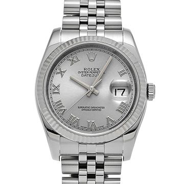 ロレックス デイトジャスト 116234 グレー メンズ 時計 【中古】【wristwatch】