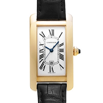 カルティエ タンクアメリカン MM WGTA0040 シルバー ユニセックス 時計 【中古】【wristwatch】