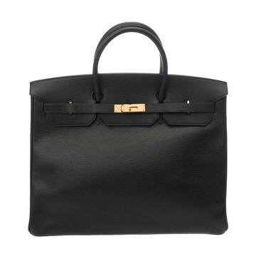 エルメス バーキン 40 ブラック アルデンヌ ユニセックス バッグ 【中古】【bag】