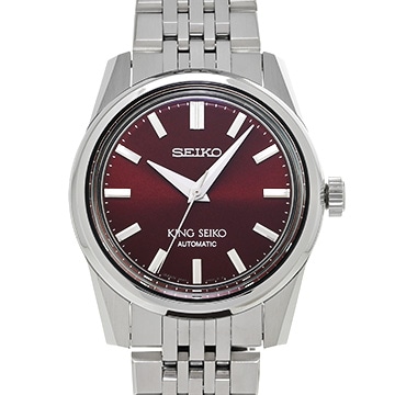 セイコー キングセイコー メカニカル SDKS009 バーガンディ メンズ 時計 【中古】【wristwatch】