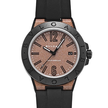 ブルガリ ディアゴノ マグネシウム DG41SMC ブラウン メンズ 時計 【中古】【wristwatch】