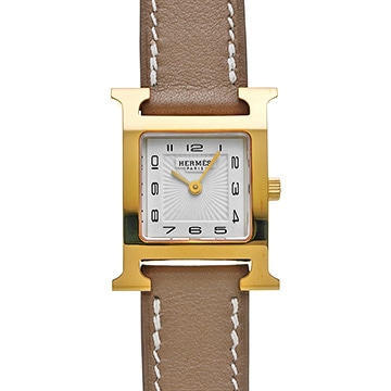 エルメス Hウォッチ HH1.201 ホワイト レディース 時計 【中古】【wristwatch】