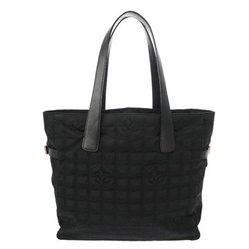 シャネル ニュートラベルライン トート GM ブラック A15825 ナイロン/レザー レディース バッグ 【中古】【bag】