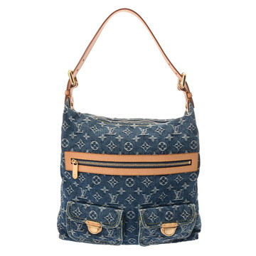 ルイ ヴィトン モノグラムデニム バギー GM 2WAY ブルー M95048 デニム レディース バッグ 【中古】【bag】