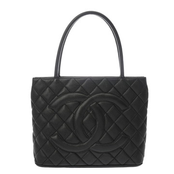 シャネル マトラッセ 復刻トート ブラック A01804 キャビアスキン レディース バッグ 【中古】【bag】