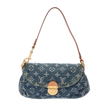 ルイ ヴィトン モノグラム ミニプリーティ ブルー M95050 デニム レディース バッグ 【中古】【bag】