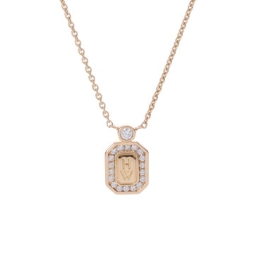 ハリー ウィンストン HWロゴネックレス ゴールド PEDYRD16HWL K18イエローゴールド YG レディース ジュエリー 【中古】【jewelry】