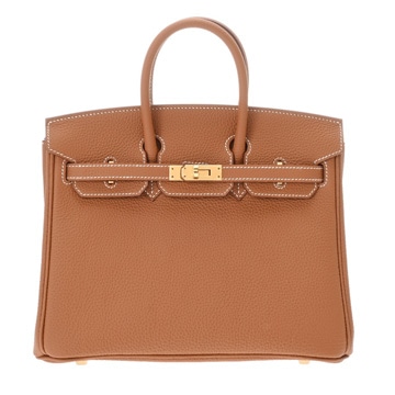 エルメス バーキン 25 ゴールド トゴ レディース バッグ 【未使用】【bag】