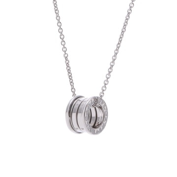 ブルガリ B.ZERO1ネックレス シルバー K18ホワイトゴールド WG レディース ジュエリー 【中古】【jewelry】