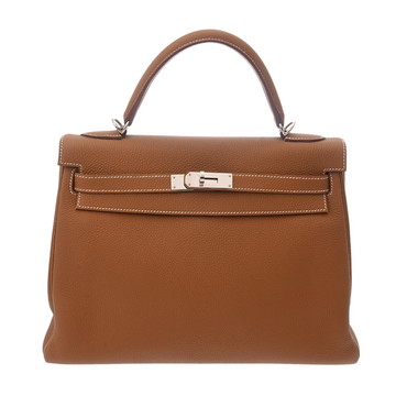 エルメス ケリー 32 内縫い 2WAY ゴールド トゴ レディース バッグ 【中古】【bag】