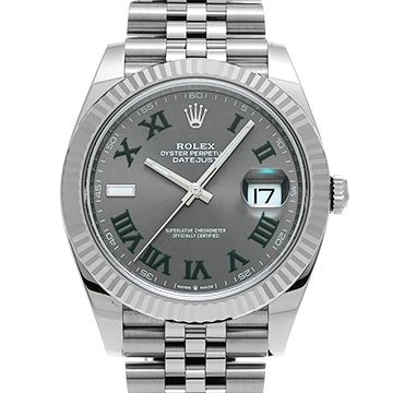 ロレックス デイトジャスト 41 126334 スレートグレー メンズ 時計 【中古】【wristwatch】