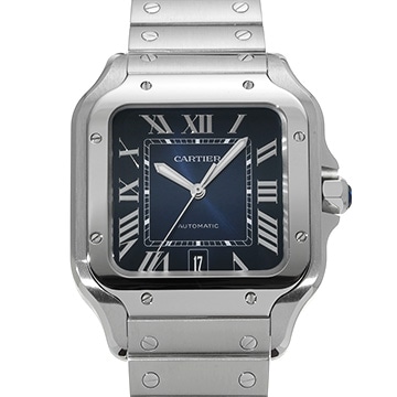 カルティエ サントス ドゥ カルティエ LM WSSA0030 ブルー・グラデーション メンズ 時計 【中古】【wristwatch】