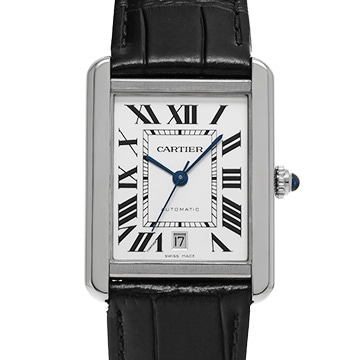 カルティエ タンク ソロ XL WSTA0029 シルバー メンズ 時計 【中古】【wristwatch】