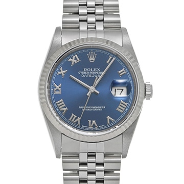 ロレックス デイトジャスト 16234 ブルー メンズ 時計 【中古】【wristwatch】
