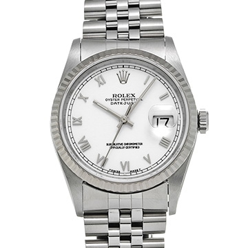ロレックス デイトジャスト 16234 ホワイト メンズ 時計 【中古】【wristwatch】