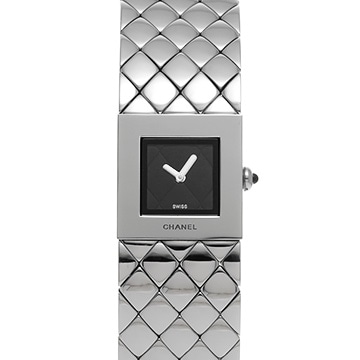 シャネル マトラッセ H0009 ブラック レディース 時計 【中古】【wristwatch】