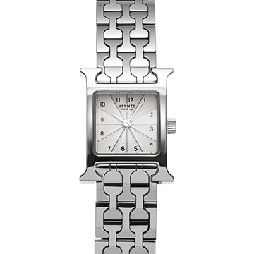 エルメス Hウォッチ ミニ HH1.110 ホワイトシェル レディース 時計 【中古】【wristwatch】