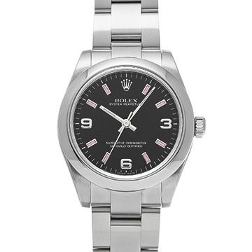 ロレックス オイスターパーペチュアル 31 177200 ブラック ユニセックス 時計 【中古】【wristwatch】