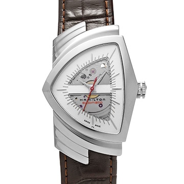 ハミルトン ベンチュラ オート H24515551 シルバー メンズ 時計 【中古】【wristwatch】