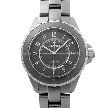 シャネル J12 クロマティック 41MM H2934 グレー メンズ 時計 【中古】【wristwatch】