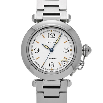 カルティエ パシャC W31015M7 ホワイト ユニセックス 時計 【中古】【wristwatch】