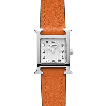 エルメス Hウォッチ ミニ HH1.110 ホワイト レディース 時計 【中古】【wristwatch】
