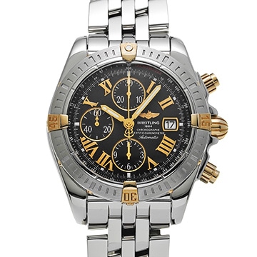 ブライトリング クロノマット エボリューション B156B18PA ブラック メンズ 時計 【中古】【wristwatch】