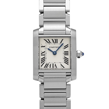 カルティエ タンクフランセーズ SM　 W51008Q3 シルバー レディース 時計 【中古】【wristwatch】