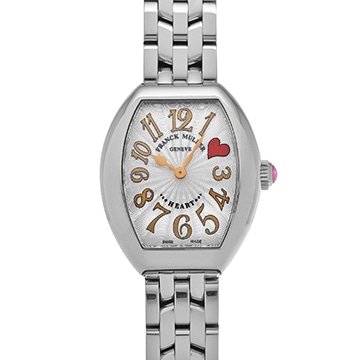 フランクミュラー ハートトゥハート 5002SQZC2HJRED シルバー レディース 時計 【中古】【wristwatch】