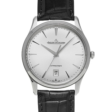 ジャガー ルクルト マスター ウルトラスリム デイト Q1238420 シルバー メンズ 時計 【中古】【wristwatch】