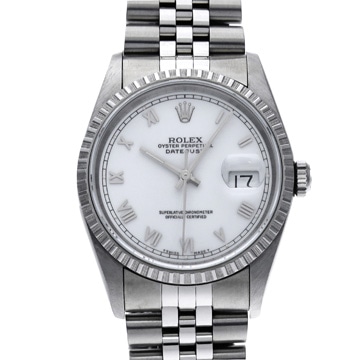 ロレックス デイトジャスト 16220 ホワイト メンズ 時計 【中古】【wristwatch】
