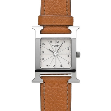 エルメス Hウォッチ HH1.210 アイボリー レディース 時計 【中古】【wristwatch】