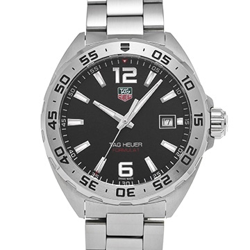 タグ ホイヤー フォーミュラ1 クォーツ WAZ1112.BA0875 ブラック メンズ 時計 【中古】【wristwatch】