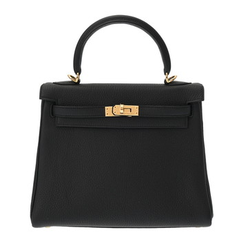 エルメス ケリー 25 内縫い 2WAY ブラック トゴ レディース バッグ 【未使用】【bag】