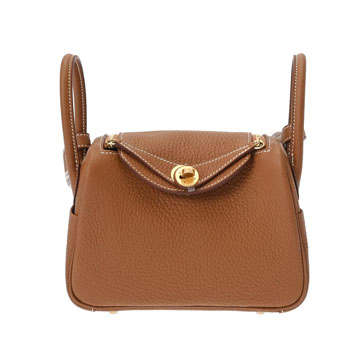 エルメス リンディ ミニ 2 ゴールド トリヨンクレマンス レディース バッグ 【新品】【bag】