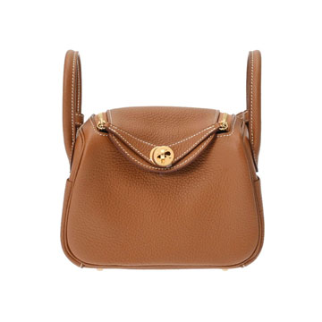 エルメス リンディ ミニ 2 ゴールド トリヨンクレマンス レディース バッグ 【未使用】【bag】